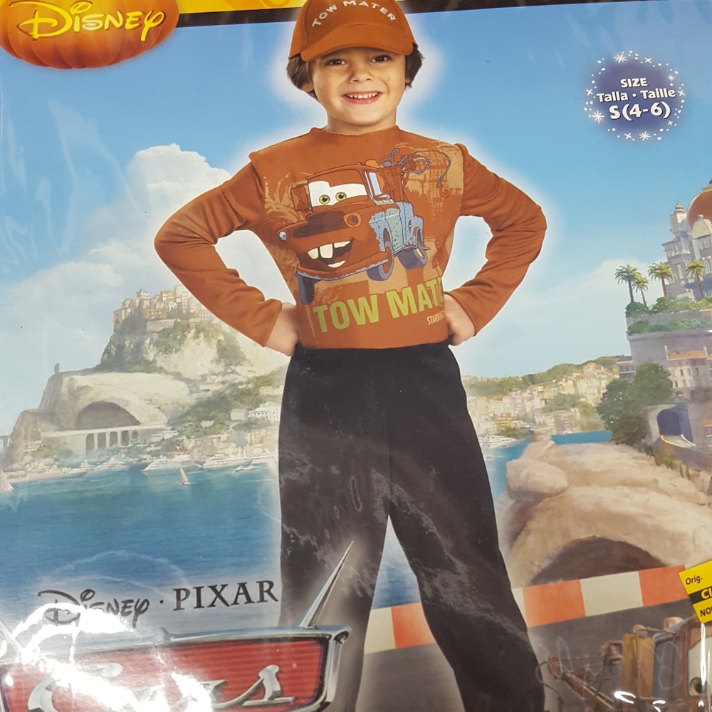 Cars 2 Tow Mater child costume size 4-6
